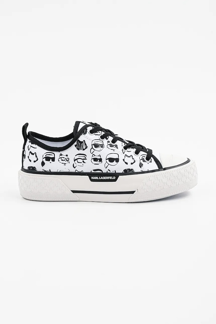 Karl Lagerfeld tenisówki KAMPUS MAX III platforma biały KL60612T.910