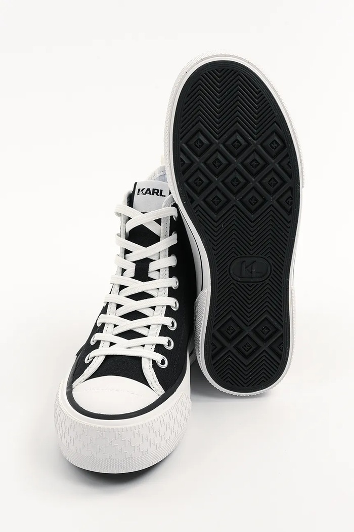 Πάνινα παπούτσια Karl Lagerfeld KAMPUS MAX III KL60654T.900 μαύρο