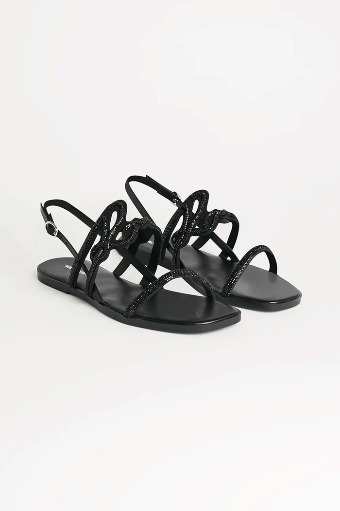 Σανδάλια Karl Lagerfeld OLYMPIA KL87425.G0X μαύρο SS25