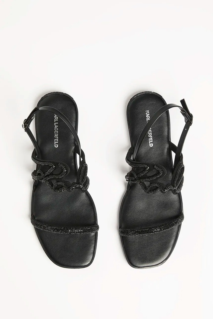 Σανδάλια Karl Lagerfeld OLYMPIA μαύρο KL87425.G0X
