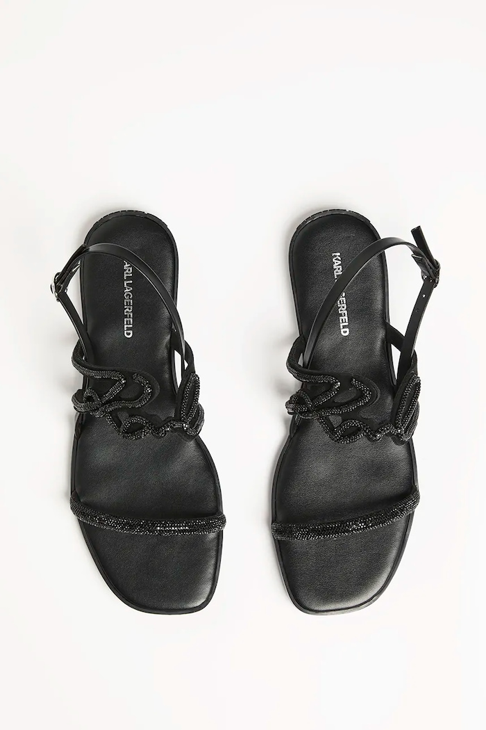 Σανδάλια Karl Lagerfeld OLYMPIA μαύρο KL87425.G0X