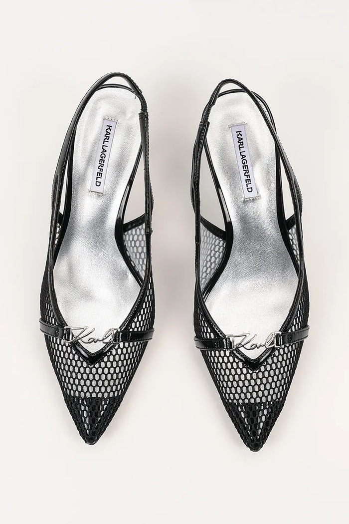 Karl Lagerfeld szpilki SIENNA czarny KL32704A.N0X
