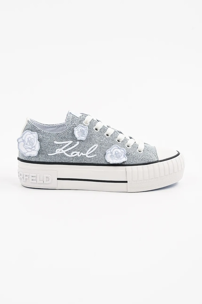 Tenisky Karl Lagerfeld KAMPUS MAX plochá modrá KL60425.DLB