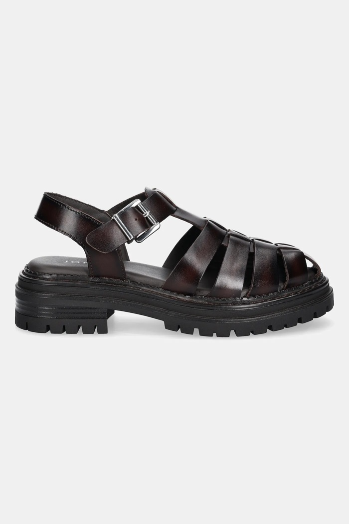 Usnjeni sandali Jonak ABRAHAM 3600019 bordo SS25