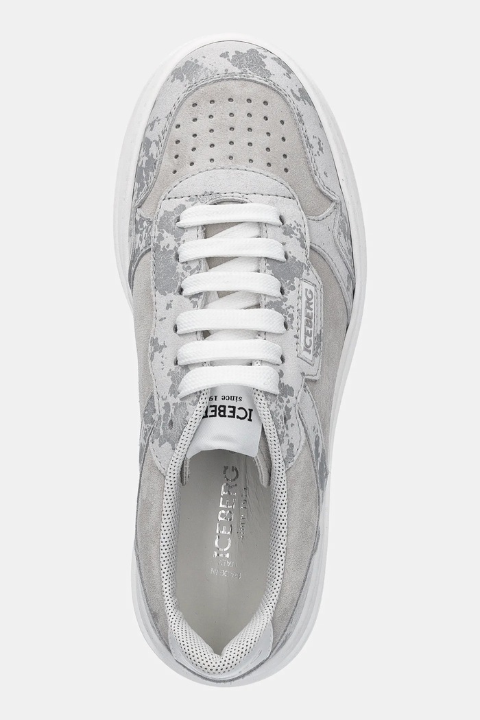 Iceberg sneakers din piele intoarsă Clock V2 gri ID21130E