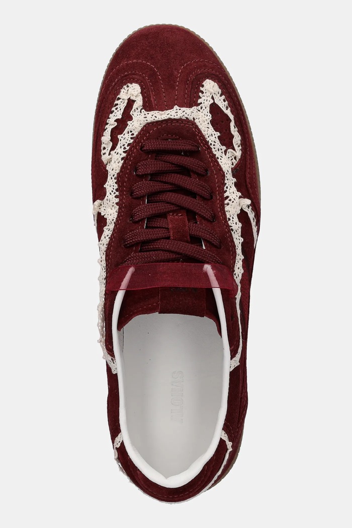 Alohas sneakersy zamszowe Tb.490 bordowy S100823.03