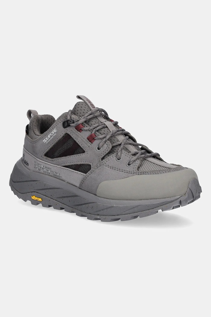 Jack Wolfskin pantofi Terraquest Texapore Low piele întoarsă gri 4056411