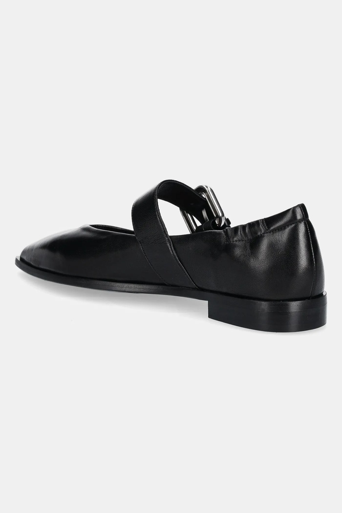 Încălțăminte Billi Bi Balerini de piele A8028.Black negru