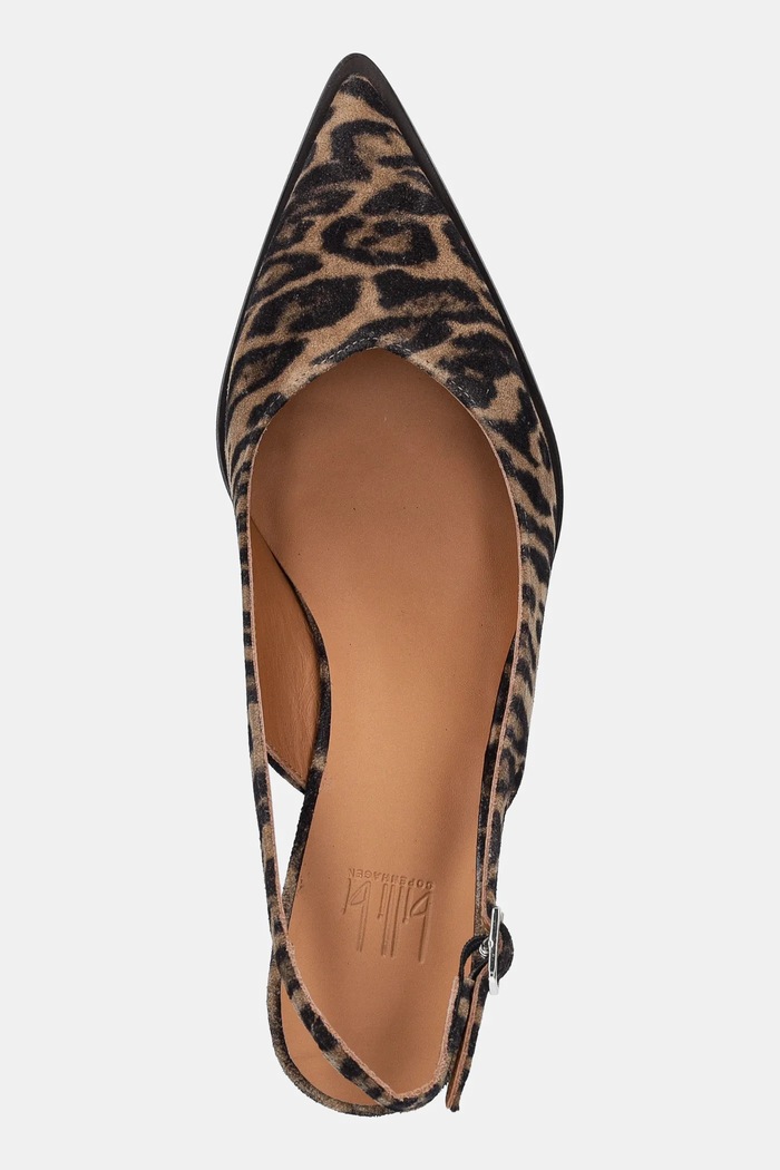 Γόβες σουέτ Billi Bi καφέ A8089.Leopardo
