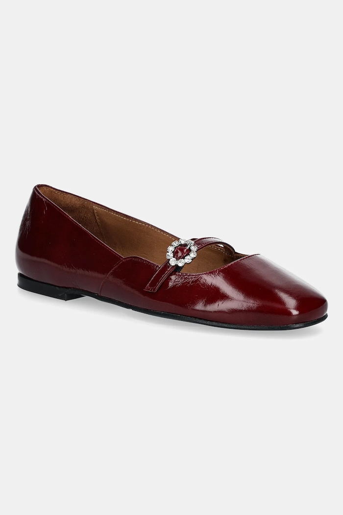 Kožené baleríny Billi Bi burgundské A8313.Rubino