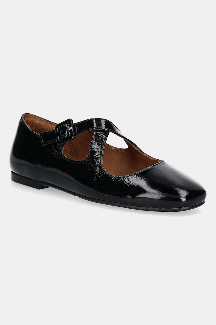 Billi Bi baleriny skórzane czarny A8314.Black