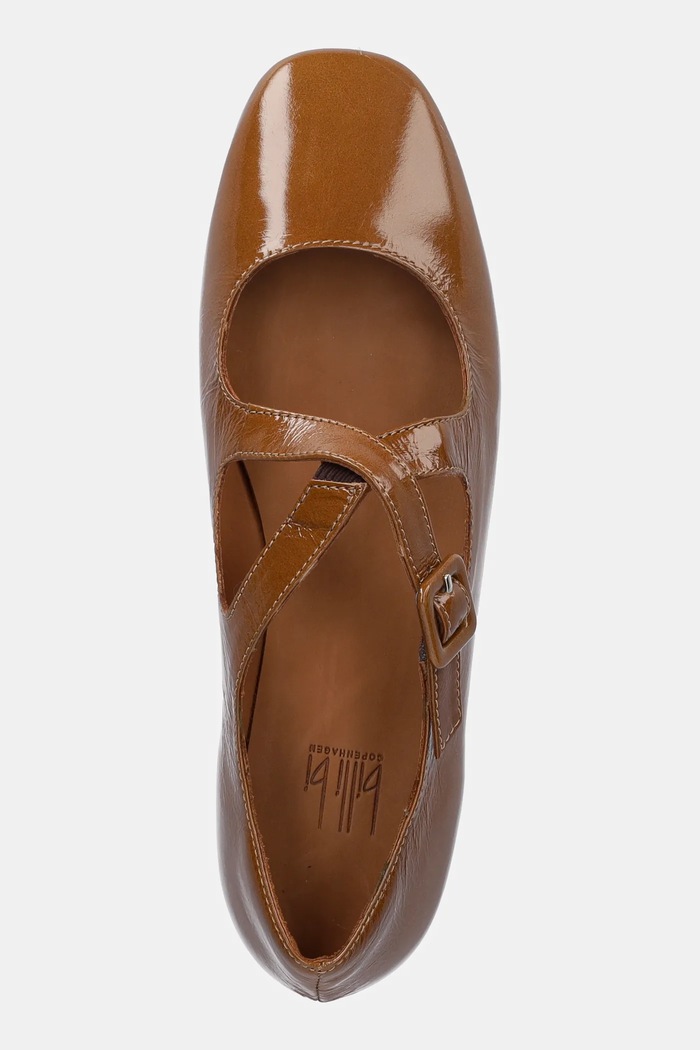 Billi Bi ballerine in pelle marrone A8314.Palisandro
