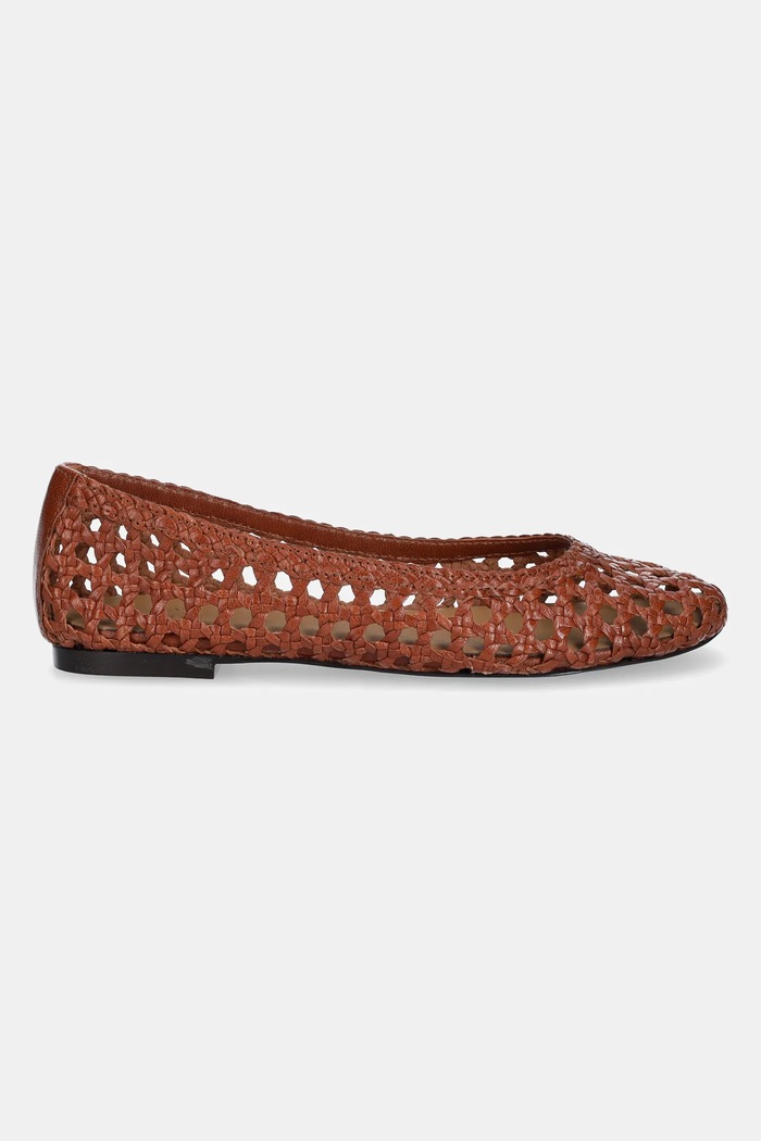 Billi Bi Kožené baleríny Billi Bi A8670.Cognac hnědá SS25