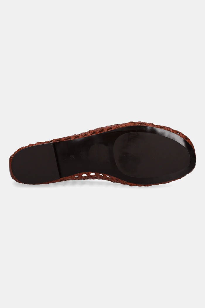Kožené baleríny Billi Bi Billi Bi hnědá A8670.Cognac