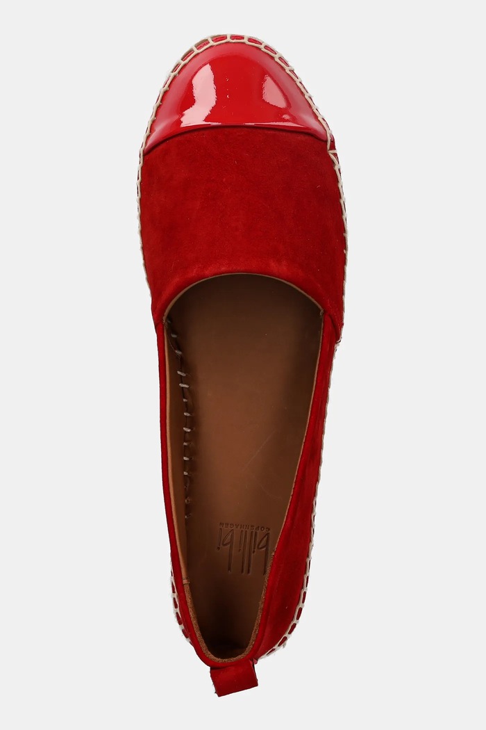 Billi Bi espadrilles velúrból piros A6700.Red