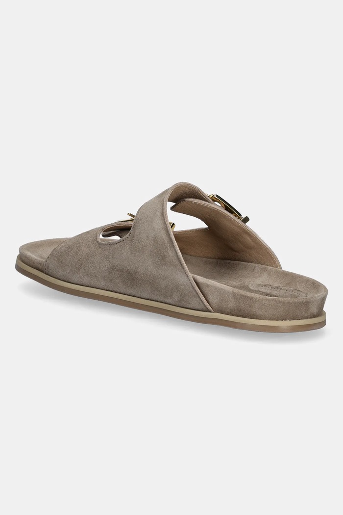 Обувки Велурени чехли Billi Bi A8621.Beige бежов