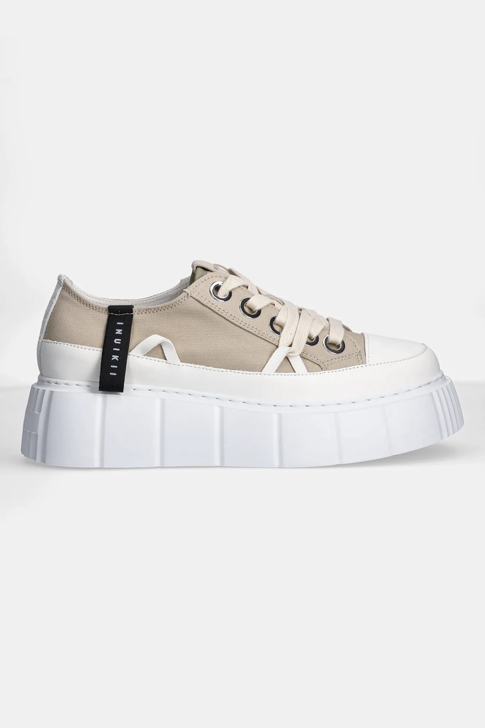 Tenisky Inuikii Matilda Canvas Low 1001.001.0012.030 béžová SS25
