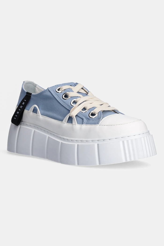 Inuikii tenisówki Matilda Canvas Low platforma niebieski 1001.001.0012.400
