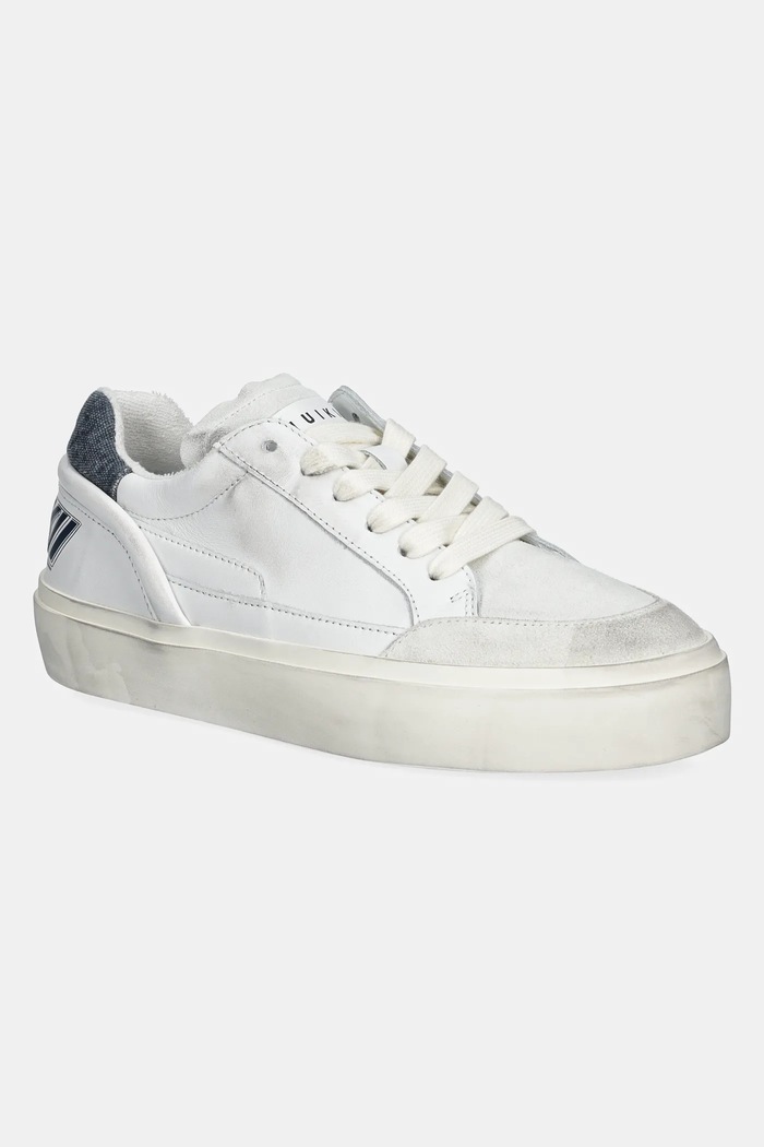 Inuikii sneakersy skórzane Lila Low skóra zamszowa biały 1001.001.0221.400