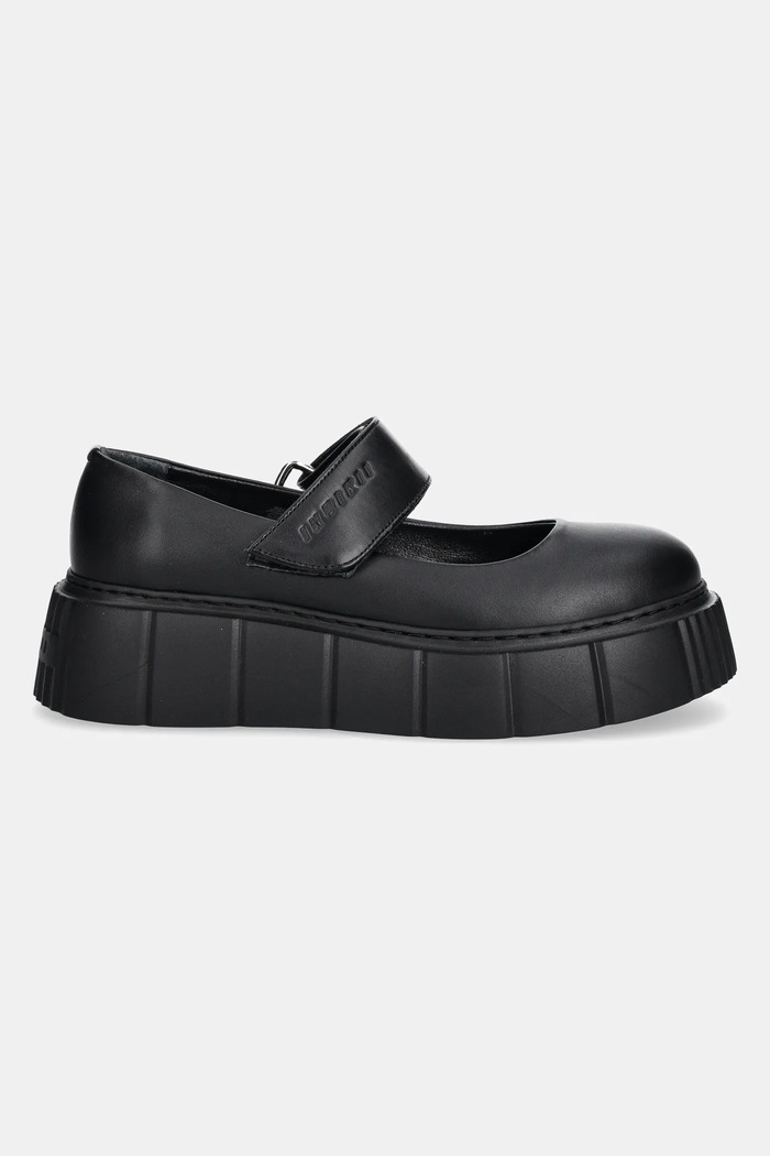 Inuikii baleriny skórzane Matilda M.J. 1012.005.0011.000 czarny SS25