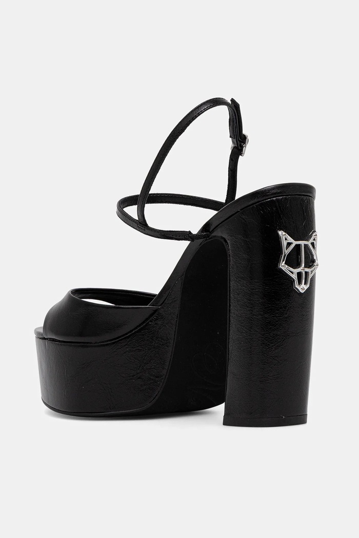 Обувки Кожени сандали Naked Wolfe Fire Fire.Black.Leather черен