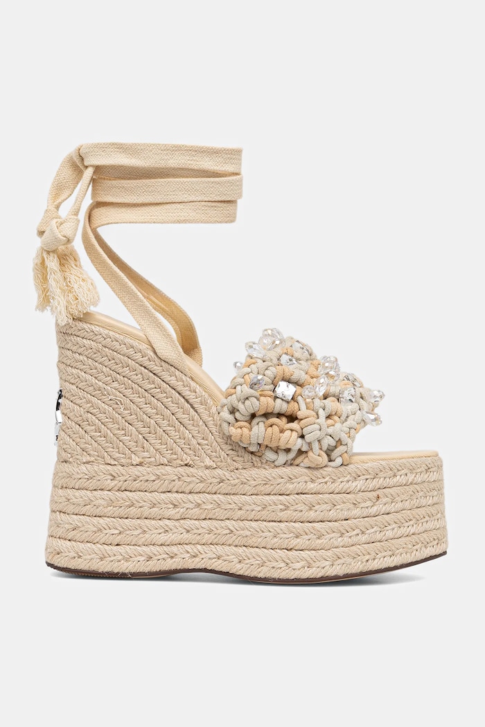 Sandale Naked Wolfe Peony Peony.Natural.Rope bež SS25