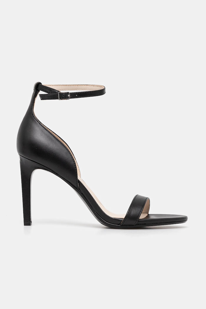 Sandály Calvin Klein HEEL SANDAL 90 - LTH HW0HW02337 černá SS25