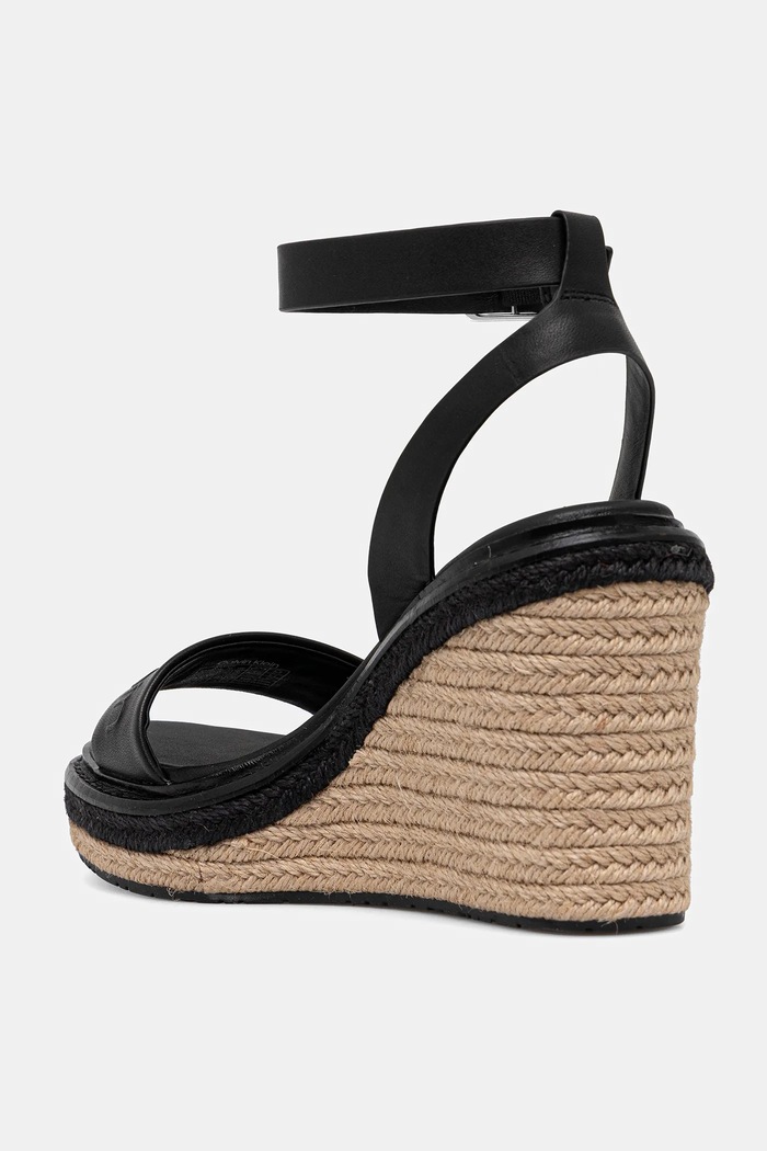 Obuća Kožne sandale Calvin Klein WEDGE SANDAL 70 - HE HW0HW02376 crna