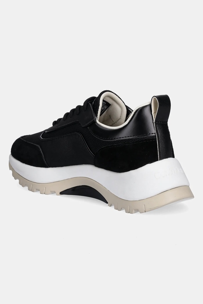 Obuwie Calvin Klein Sneakersy RUNNER LACE UP MESH MIX HW0HW02487 czarny