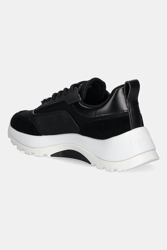 Obuwie Calvin Klein sneakersy RUNNER LACE UP MESH MIX HW0HW02487 czarny