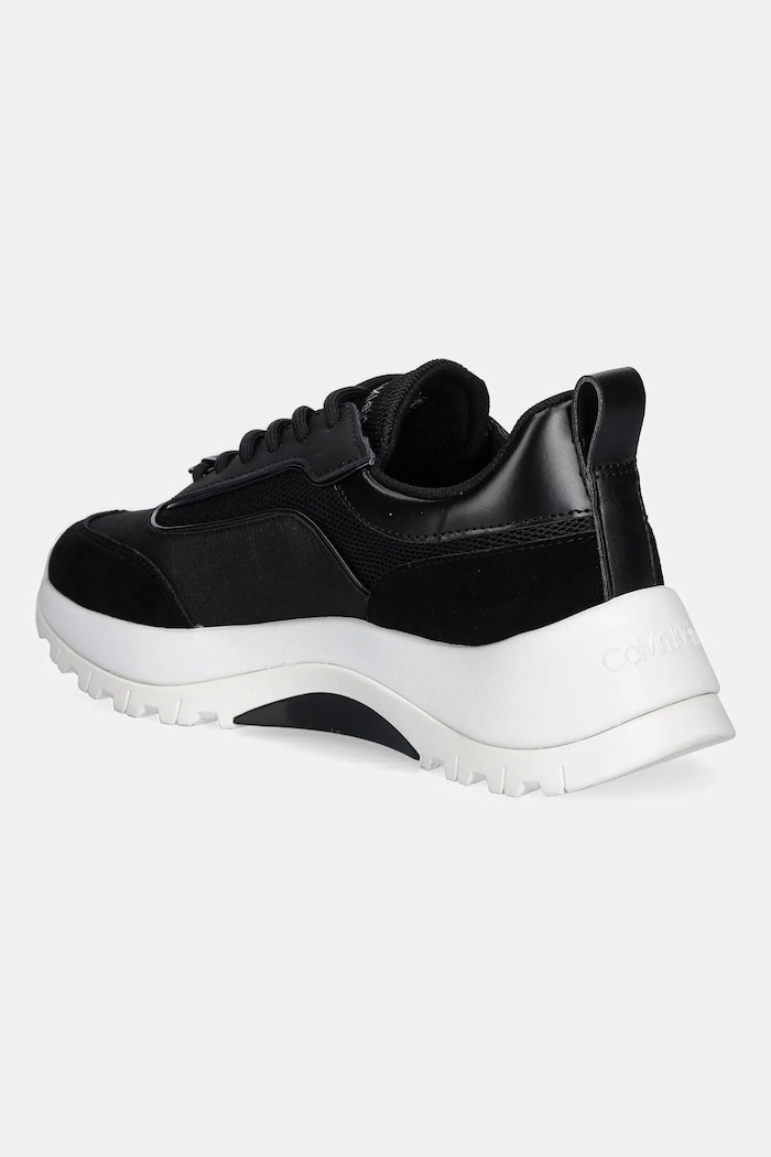 Obuwie Calvin Klein sneakersy RUNNER LACE UP MESH MIX HW0HW02487 czarny