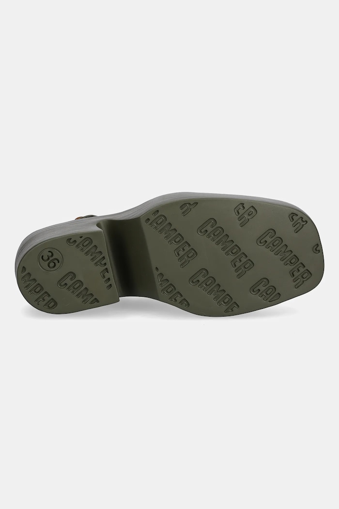 Δερμάτινα πέδιλα Camper Billie K201725.002 πράσινο