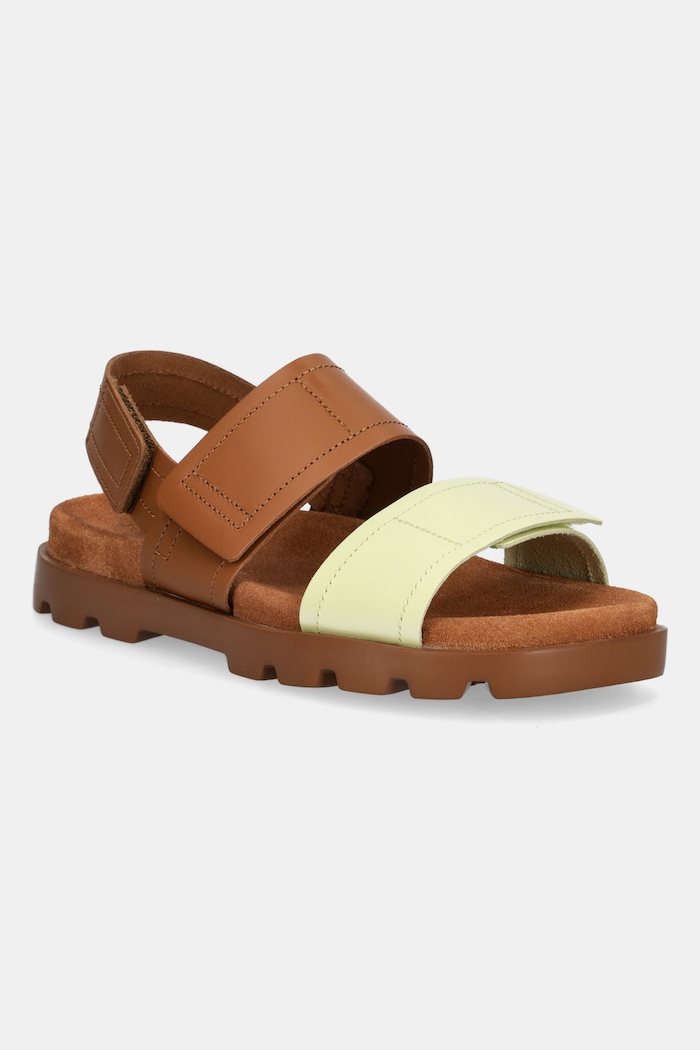 Camper Sandały skórzane Brutus Sandal brązowy K201323.017