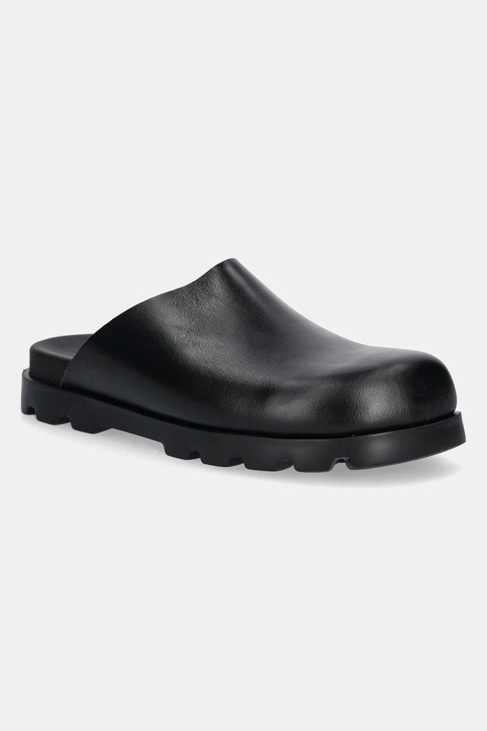 Camper șlapi de piele Brutus Sandal piele negru K201545.004