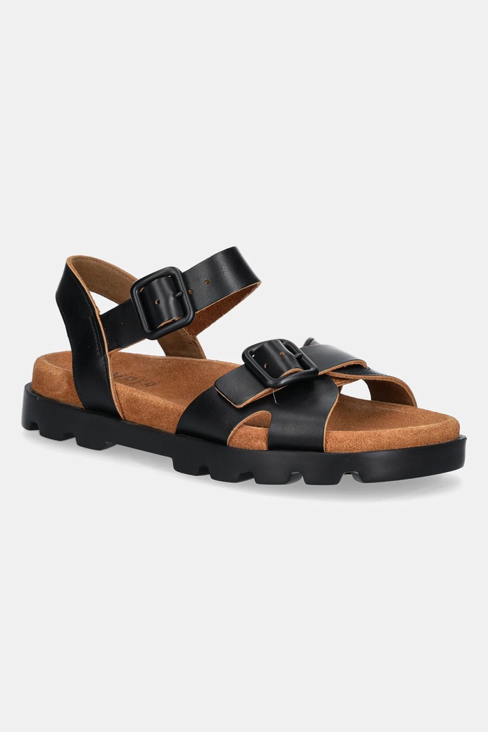 Camper bőr szandál Brutus Sandal nappa bőr fekete K201768.001