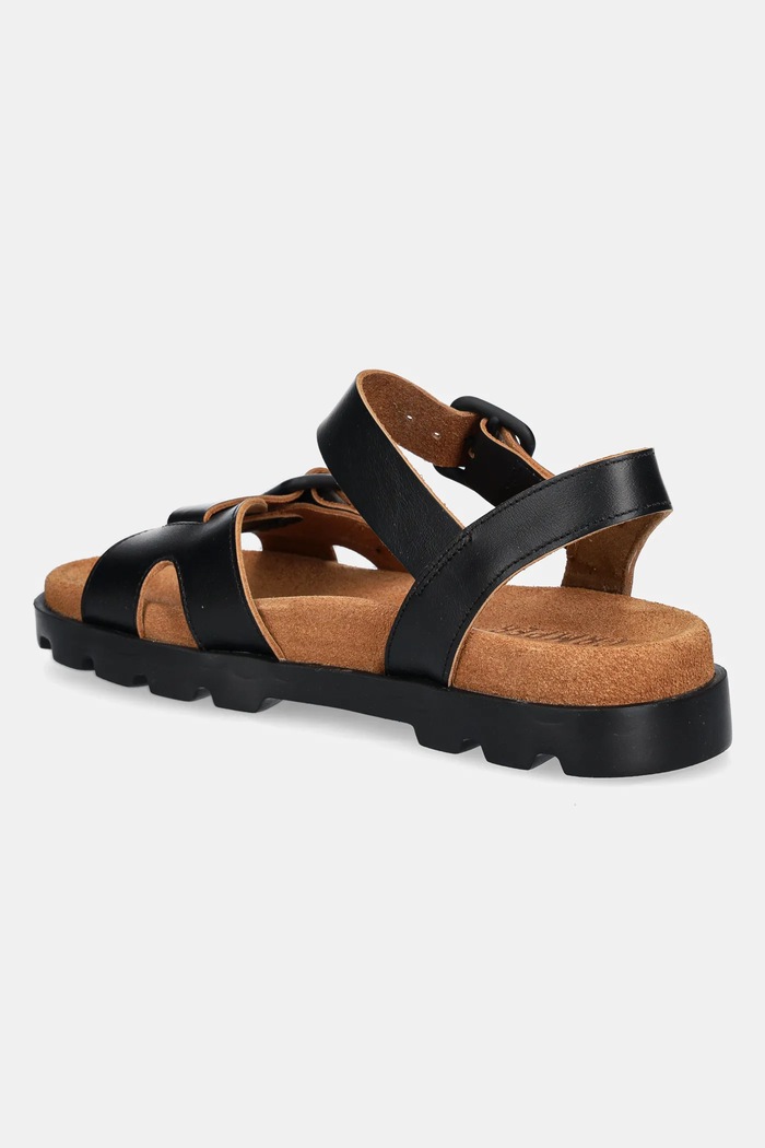 Cipők Camper bőr szandál Brutus Sandal K201768.001 fekete