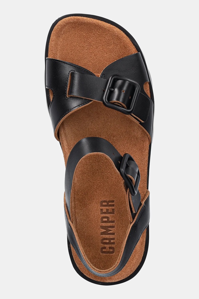 Camper bőr szandál Brutus Sandal fekete K201768.001