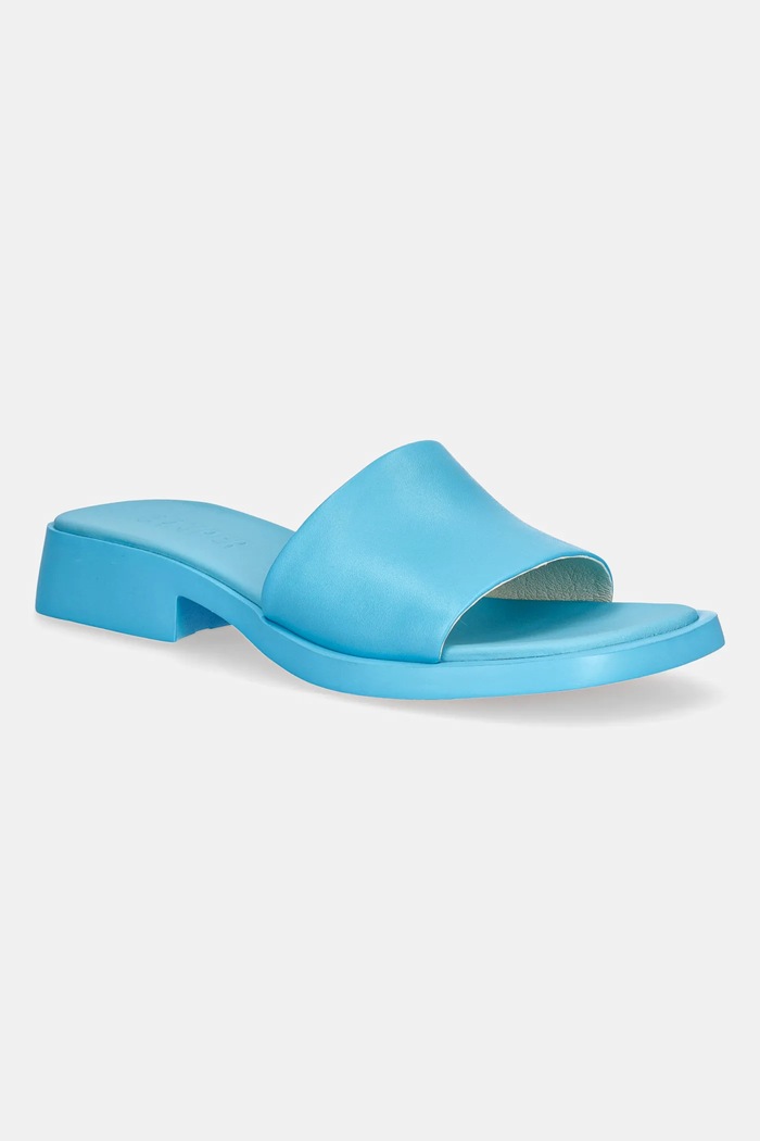 Camper Șlapi de piele Dana albastru K201740.003