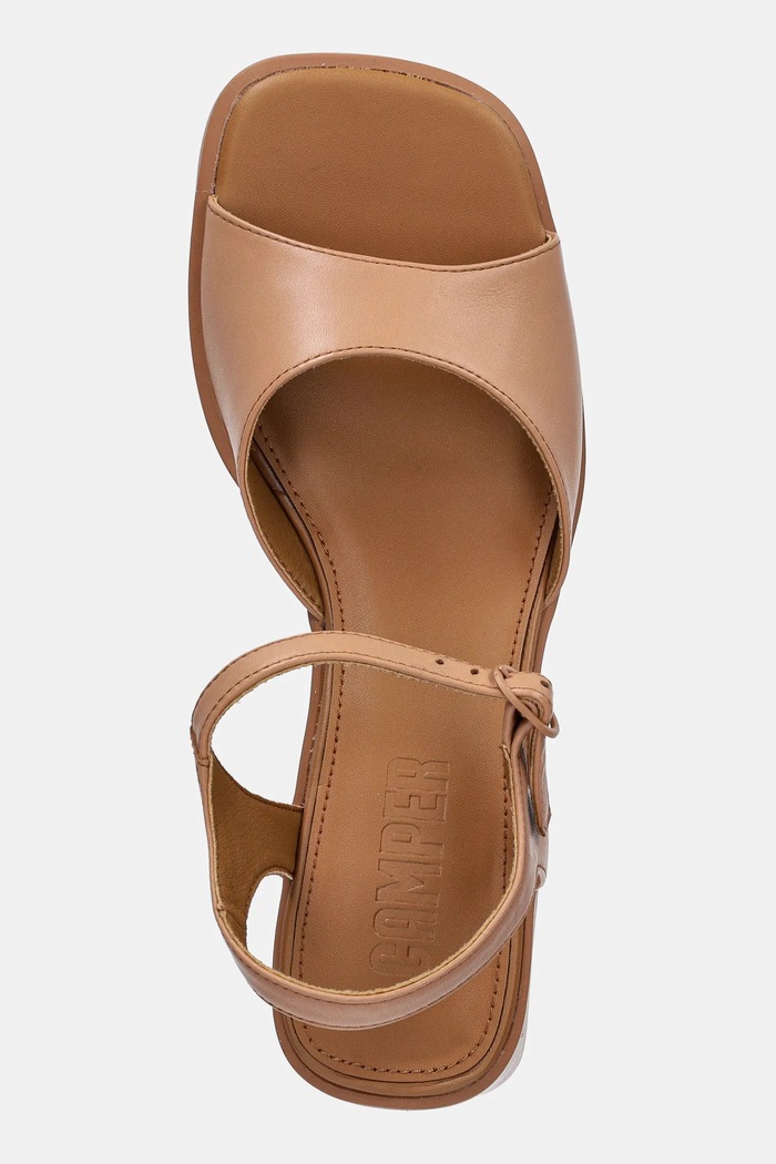 Kožené sandály Camper Kora Sandal hnědá K201734.006