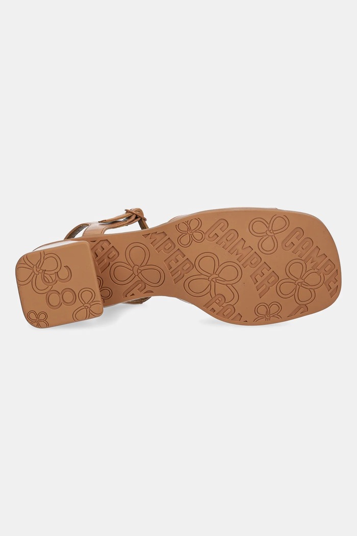 Kožené sandály Camper Kora Sandal K201734.006 hnědá