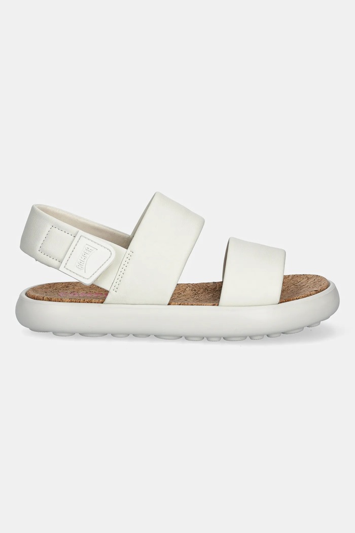 Camper sandały skórzane Pelotas Flota Sandal K201772.002 beżowy SS26
