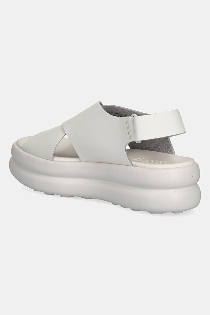 Παπούτσια Δερμάτινα πέδιλα Camper Pelotas Flota Up K201727.002 λευκό