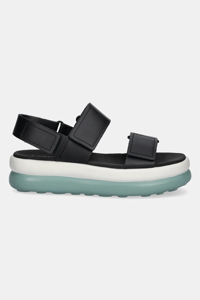 Camper sandały skórzane Pelotas Flota Up K201728.005 czarny SS25