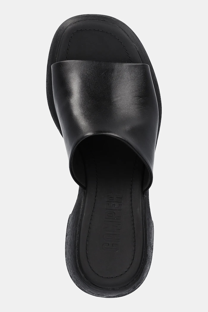 Kožené šľapky Camper Thelma Sandal čierna K201722.001