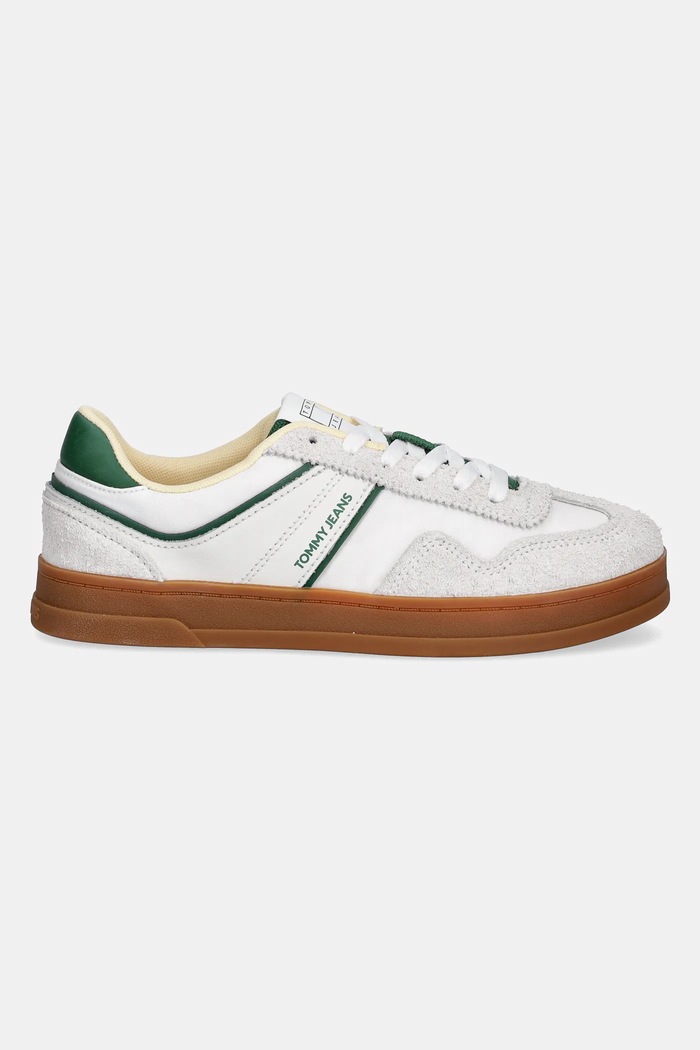 Tenisky Tommy Jeans THE GREENWICH MIX MEDIA EN0EN02730 biela SS25