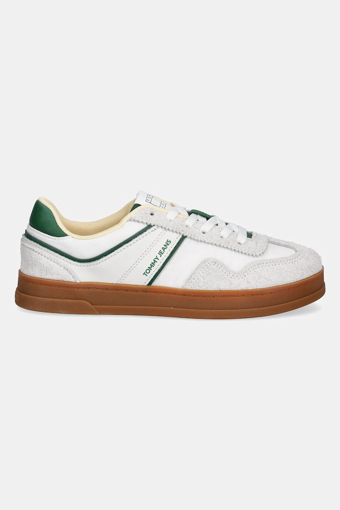Tenisky Tommy Jeans THE GREENWICH MIX MEDIA EN0EN02730 biela SS25