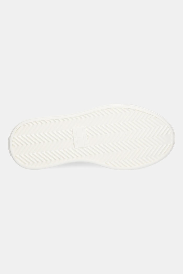 Πάνινα παπούτσια Tommy Jeans FOXING FLATFORM LC EN0EN02736 λευκό