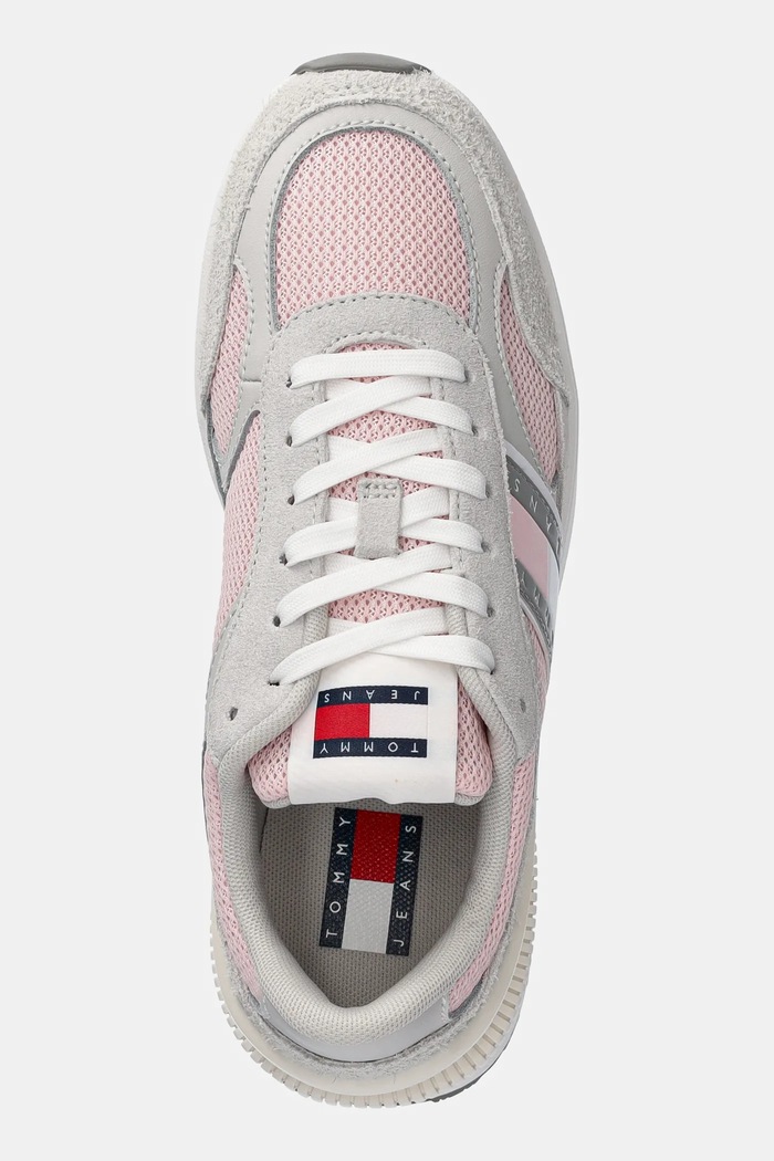 Sneakers boty Tommy Jeans TECH RUNNER růžová EN0EN02743