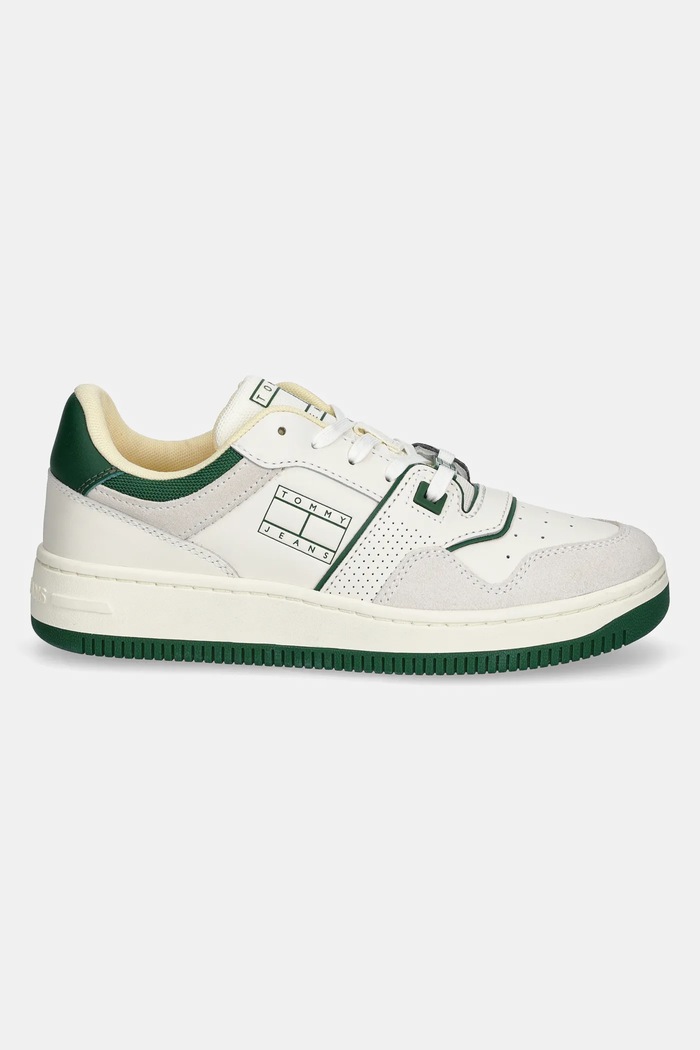 Tommy Jeans sneakersy RETRO BASKET WASHED SUEDE EN0EN02773 beżowy SS25