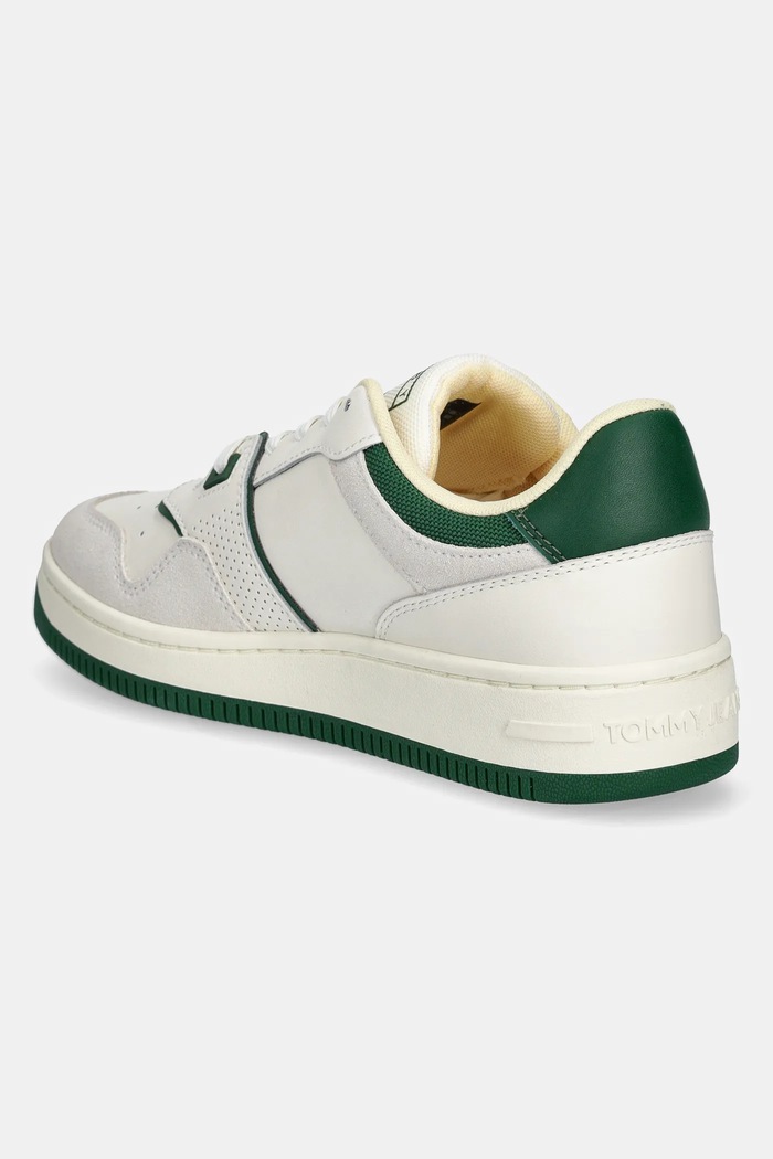 Obuwie Tommy Jeans sneakersy RETRO BASKET WASHED SUEDE EN0EN02773 beżowy